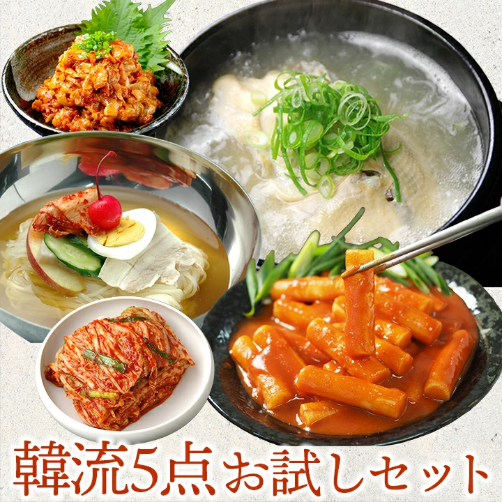 韓流5点お試しセット