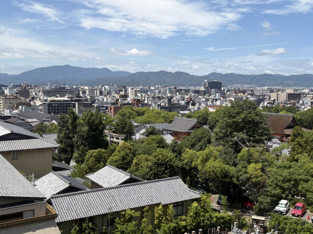 大雲院 祇園閣上からの景色